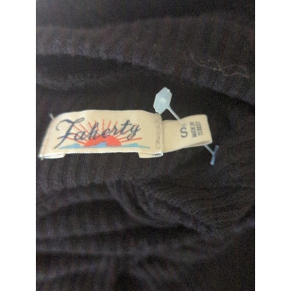 Faherty Women's Legend Rib Roscoe Turtleneck‎ Black Small NWOT - Picture 8 of 8